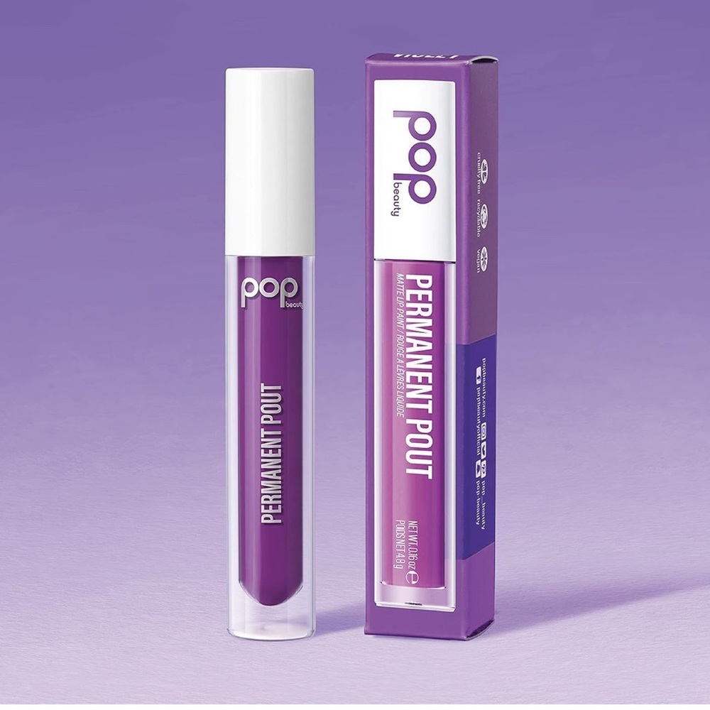 Pop Beauty Permanent Pout‎ Lipstick - Vivid Purple